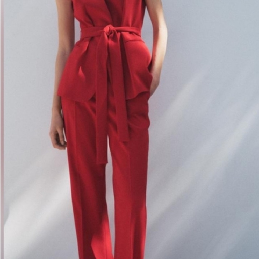 Elegant Red Pant S